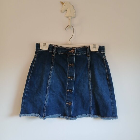 Forever 21- Mini Jean Skirt- Size 26 - Picture 5 of 6